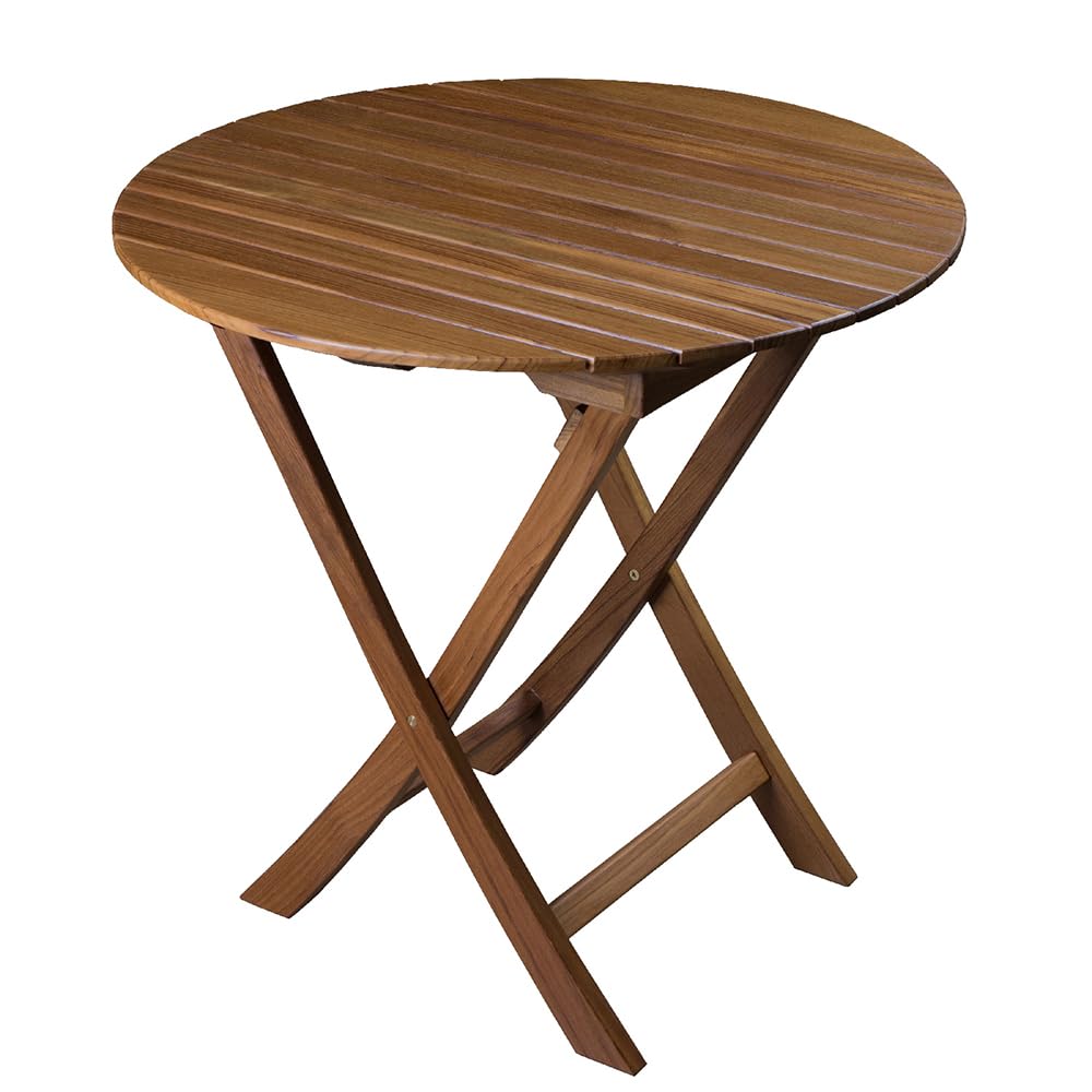 Round Whitecap Slat Table - Teak 63057