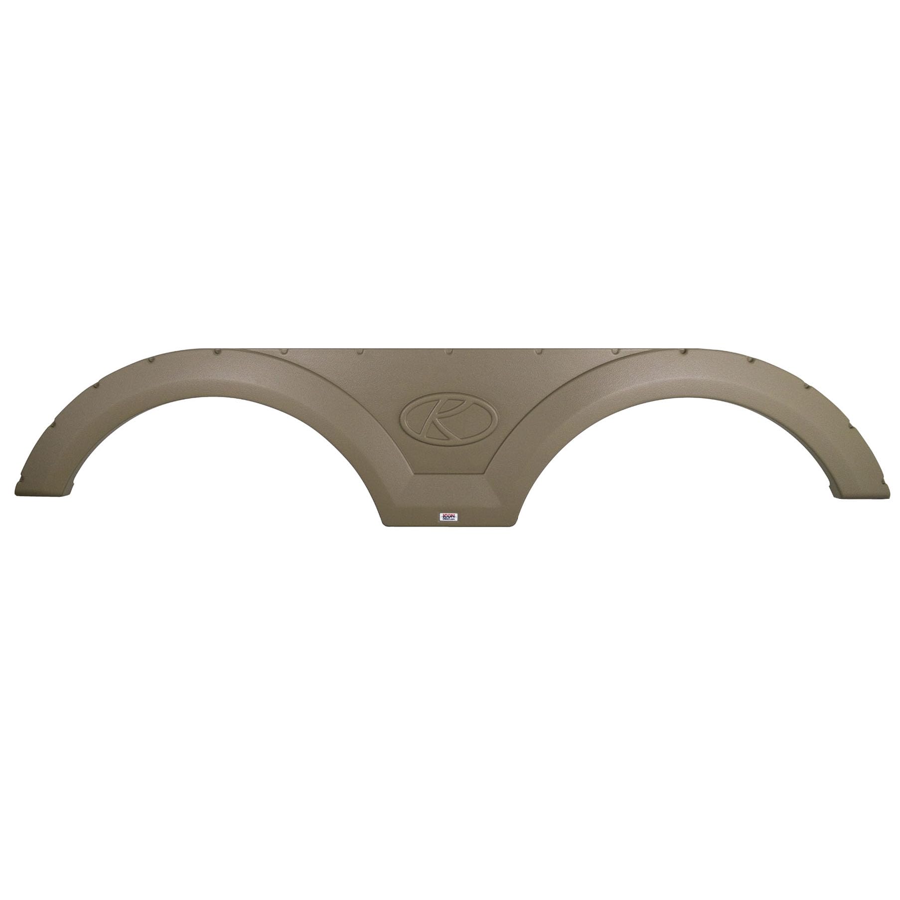 Tandem Axle Fender Skirt ICON 15305 for Keystone - Taupe