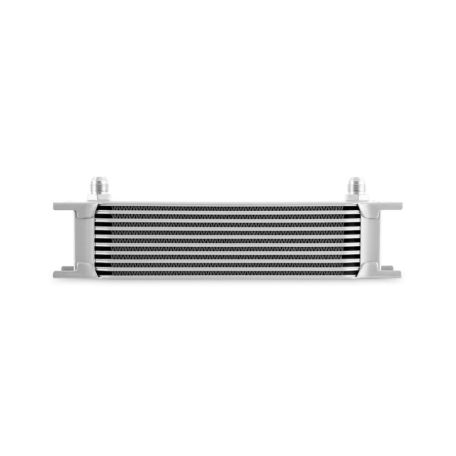 Mishimoto 8AN Universal 10-Row Oil Cooler, MMOC-10-8SL, Silver