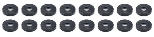 Manley Valve Spring Locator, 0.062 in Thick, Outside, 1.740 in OD, 0.570 in ID, 1.650 in Spring OD, Steel, Black Oxide, Set of 16