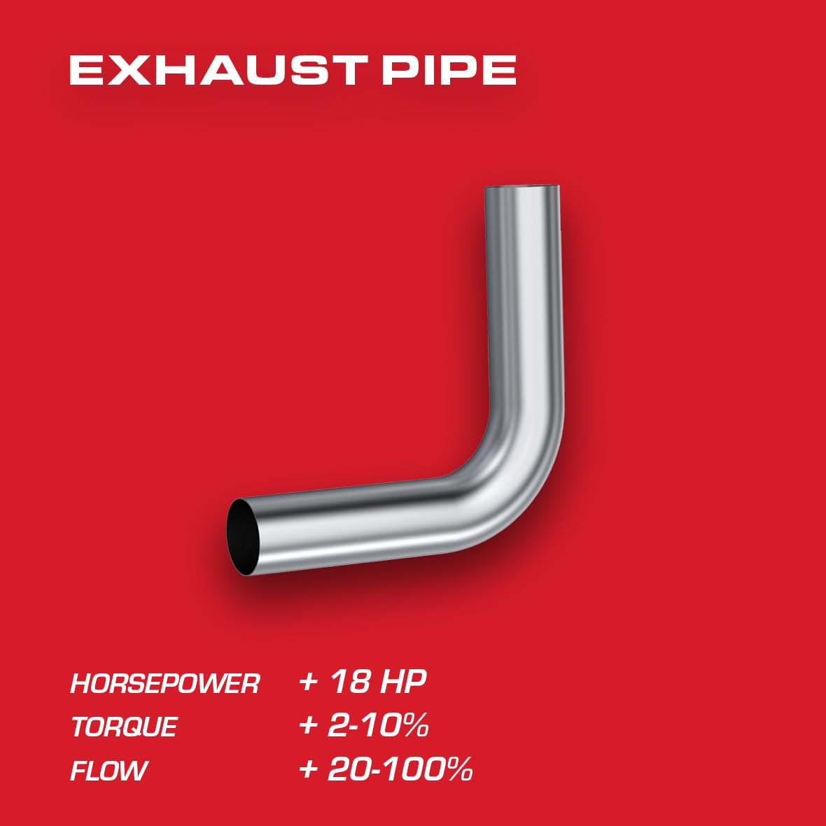 MBRP 4" Aluminized MB2017 90˚ Bend Pipe