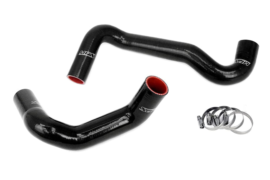 3-ply HPS Black Reinforced Silicone Radiator Coolant Hose Kit 57-1991-BLK