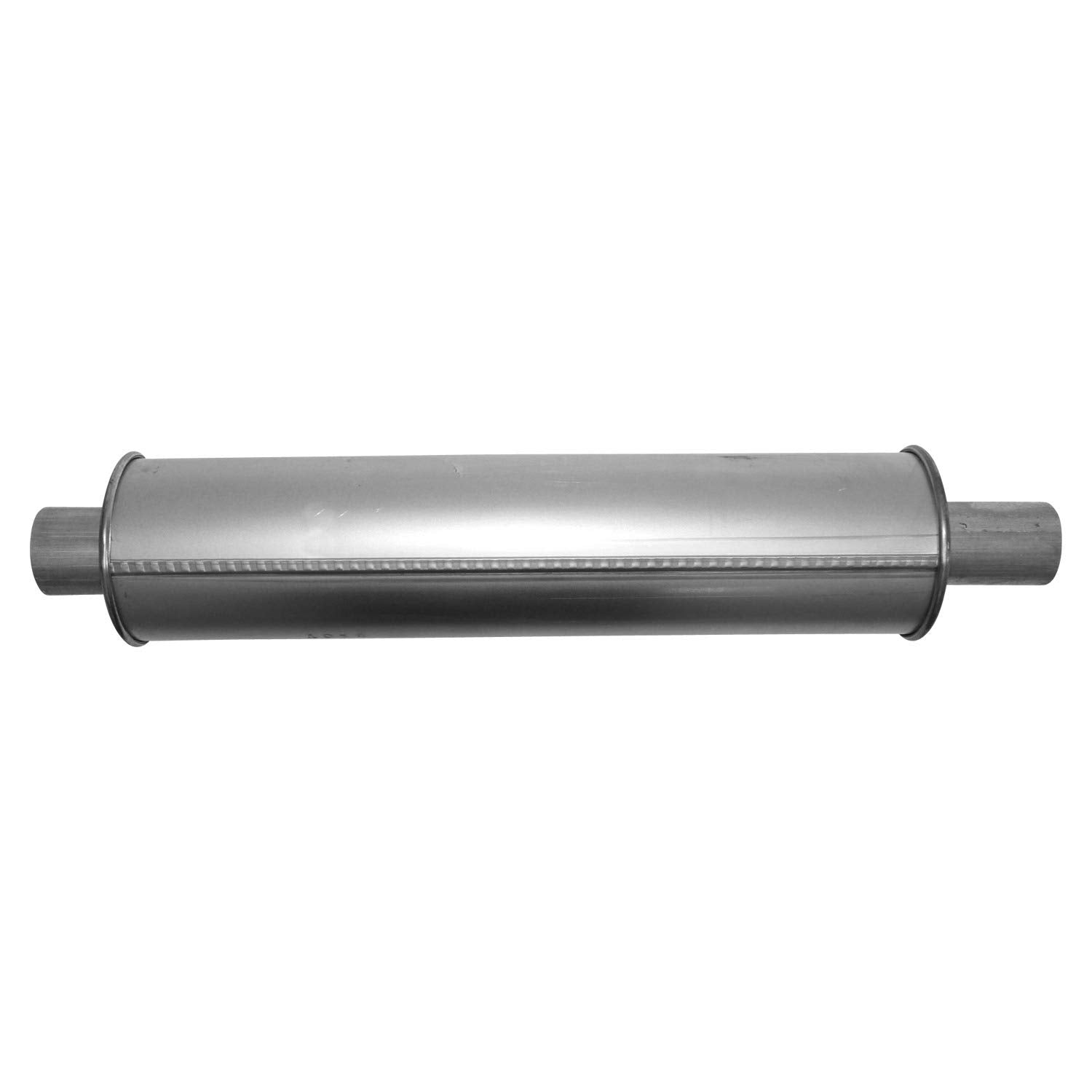700486 nobrandname Muffler - MSL Maximum Round Body - D5" X L22" 28.25" OAL 2.38" ID / 2.25" ID Config. C/CR Muffler - MSL Maximum