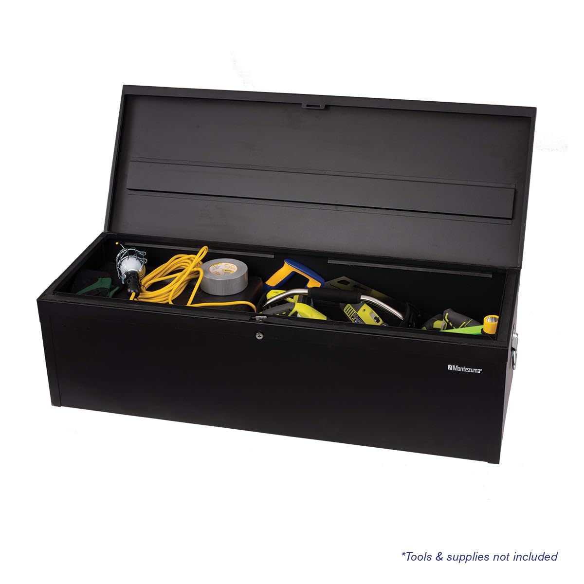 47" Montezuma Steel Lockable Utility Box and Portable Tool Storage