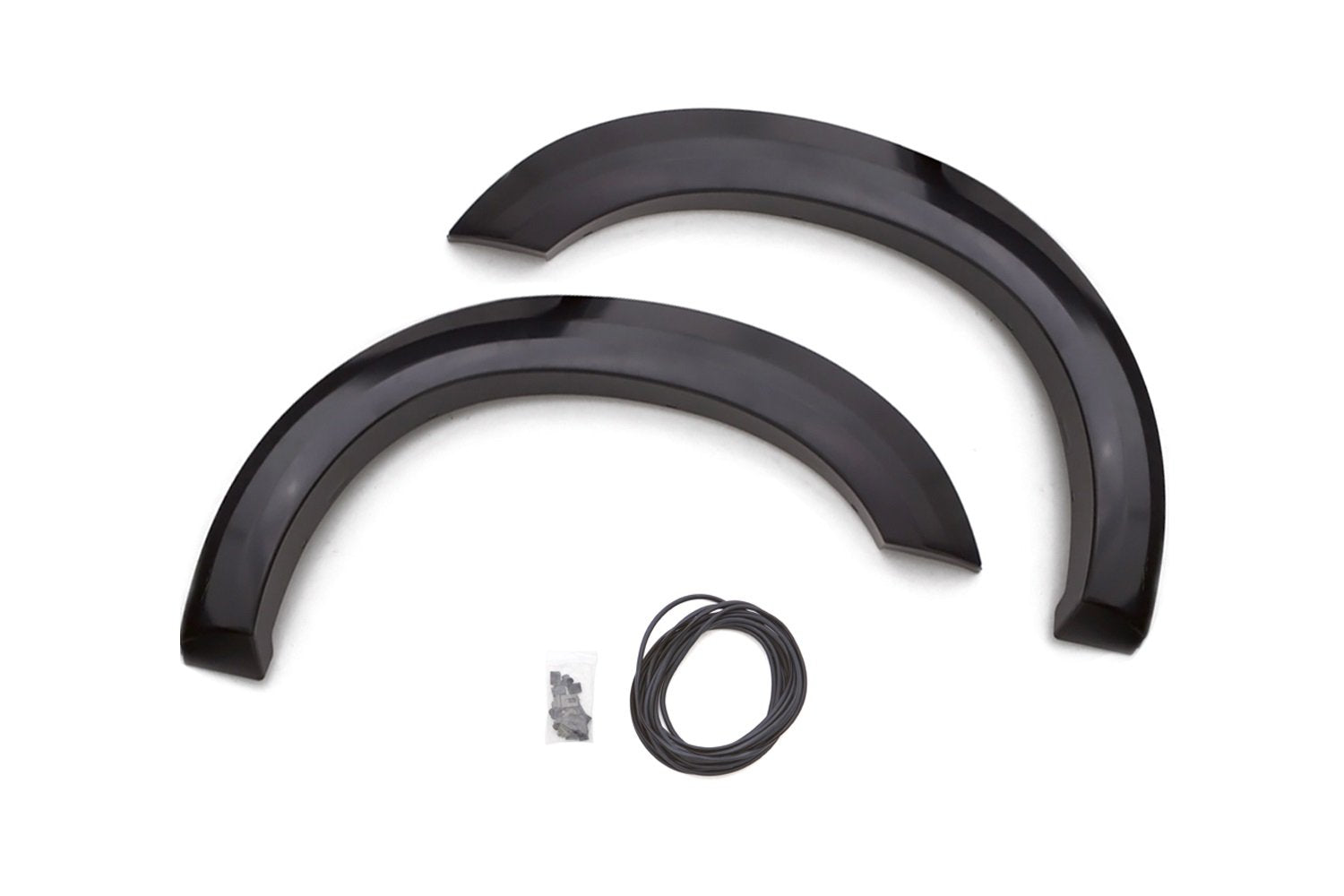 Lund Elite Series EX314TA Black Extra Wide Style Textured Front Fender Flare - 2 Piece