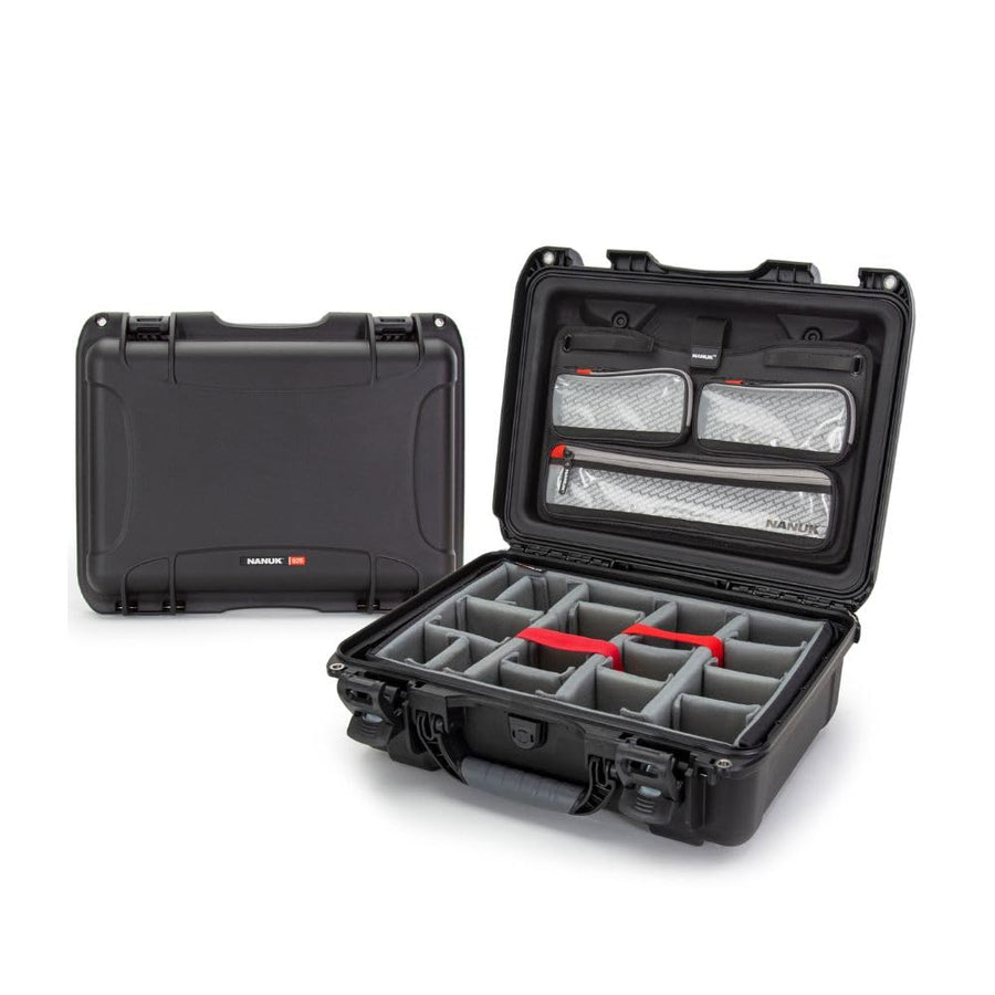 Pro Photo Kit NANUK 925 – Waterproof Travel Camera Hard Case with Padded Dividers & Lid Organizer, 18.7” x 14.8” x 7”, Dustproof & Impact-Resistant Airline Carry-On Approved – Black