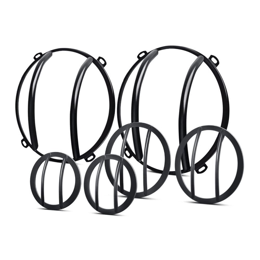 Headlight and Marker Cover Set Kentrol for 2007-2018 JK