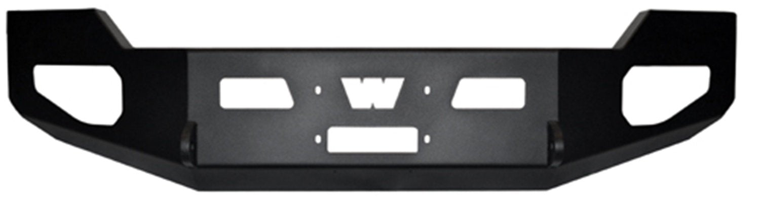 Front Bumper WARN 85881 w/o Grille Guard Tubes - Ford Super Duty