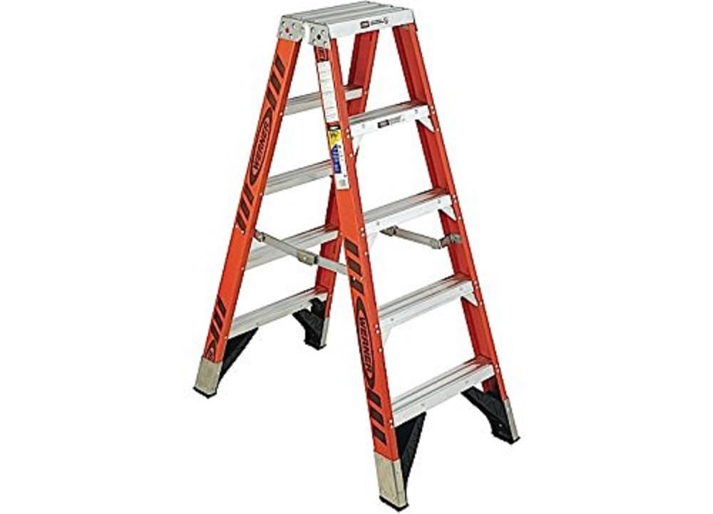 Twin Werner Step Ladder, Fiberglass (T7405)