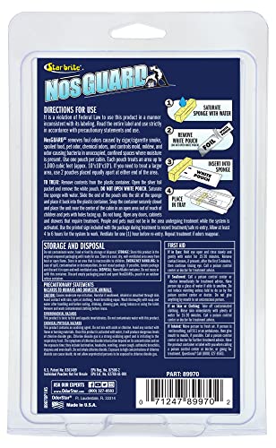 Mildew Odor Control STAR BRITE - Fast Release System - Ideal for Boat, RV, Auto & Cabins Coming Out of Storage - Permanently Remove Odor in 4-6 Hours (89970)