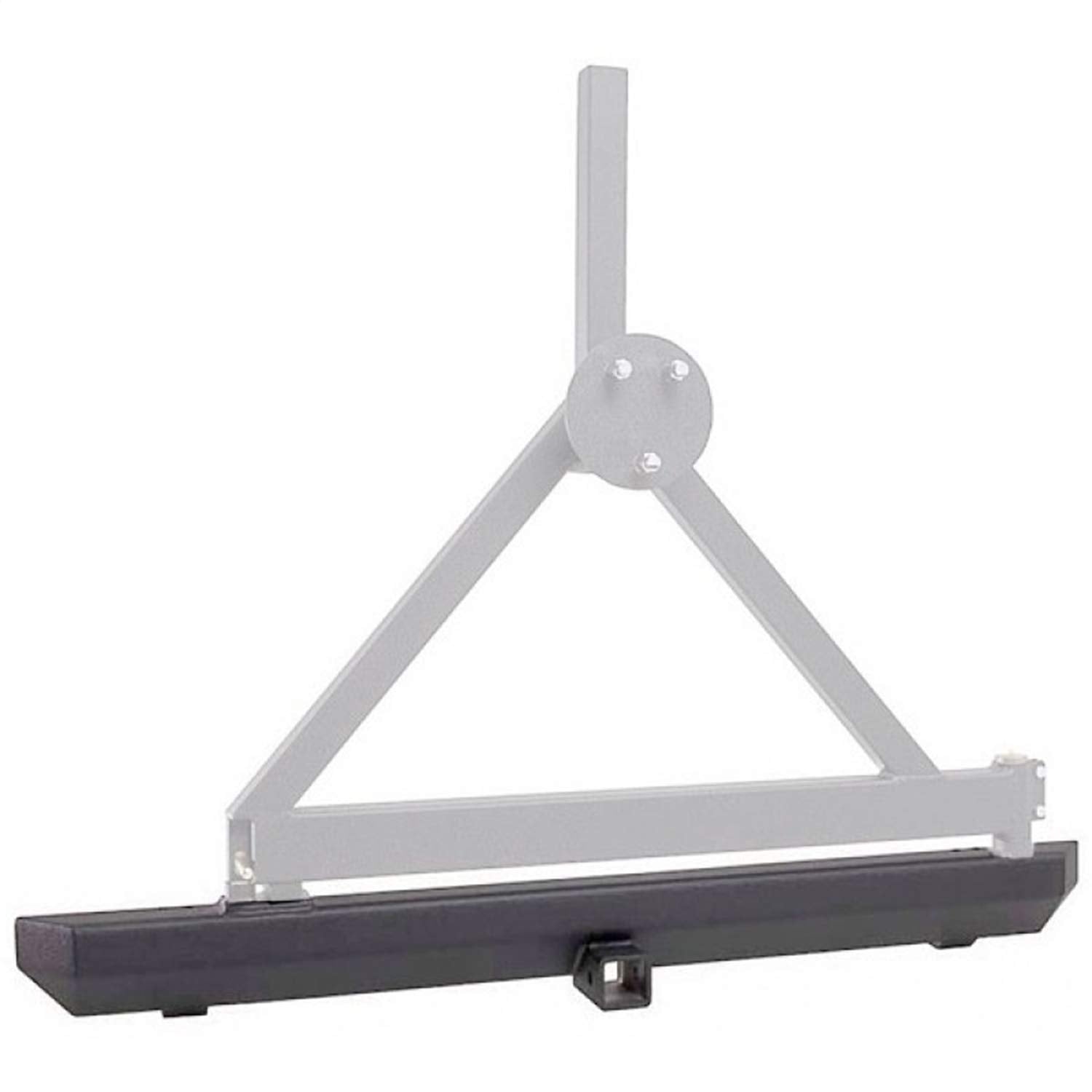 Rugged Ridge Rear Rock Crawler Bumper | Mid-Width, Steel, Textured Black | 11503.24 | Fits 1987-2006 Jeep Wrangler YJ/TJ