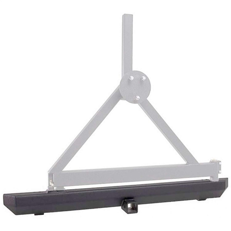 Rugged Ridge Rear Rock Crawler Bumper | Mid-Width, Steel, Textured Black | 11503.24 | Fits 1987-2006 Jeep Wrangler YJ/TJ