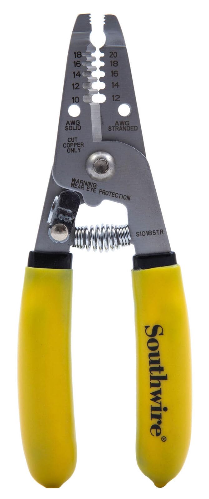 Southwire - Tools & Equipment S1018STR 58278140 Wire Stripping Tool; Wire Stripper and Wire Cutter for 10-18 AWG Solid Wire and 12-20 AWG Stranded Wire