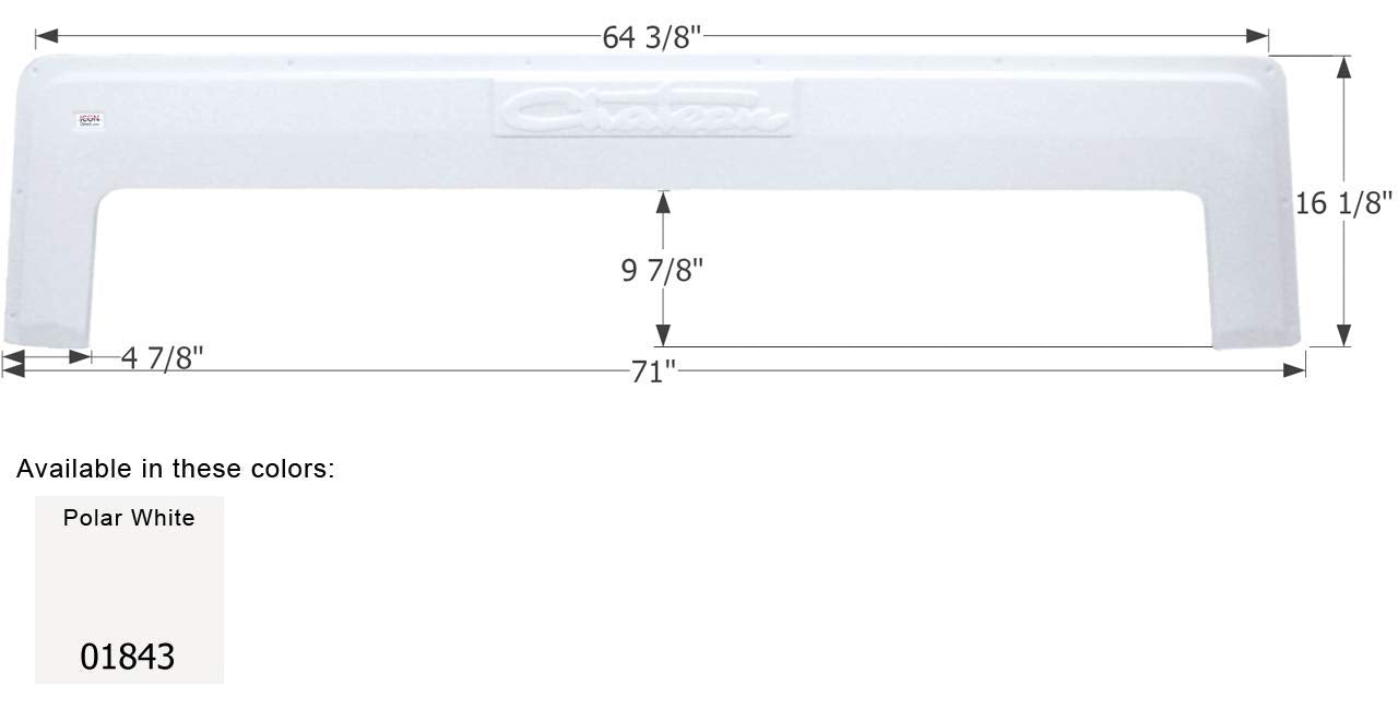 Fender Skirt ICON, Tandem, Thor, FS1843, Polar White