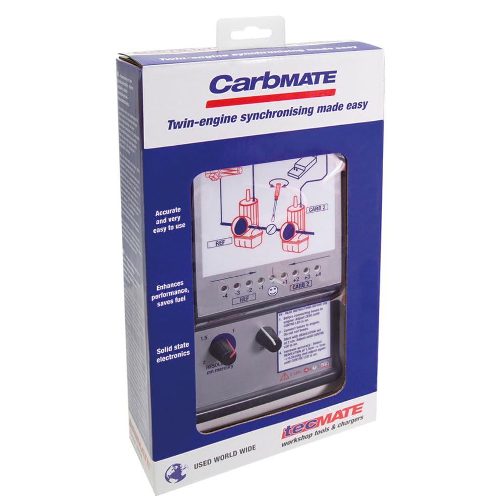 Tecmate TS-110 Carburetor/Fuel Injection Throttle Body Synchronizer CarbMate