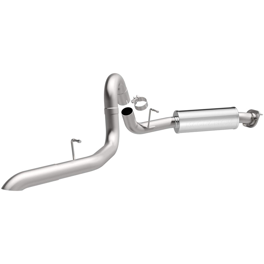 Cat-Back MagnaFlow Performance Exhaust System Competition Series Kit 16390 - Specifically designed for the 2000-2006 Jeep Wrangler, L4 2.5L & L6 4.0L Engines - 2.5in Main Piping, 2.75in Polished Tip