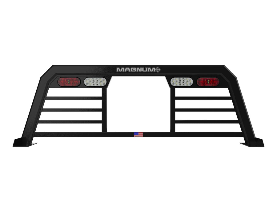 High Magnum Pro Lighted Headache Rack Bars with Window | Fits 09-23 Ram 1500 Classic or 09-23 Ram 2500+