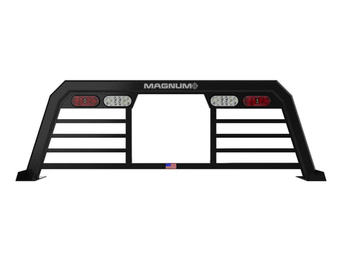 High Magnum Pro Lighted Headache Rack Bars with Window | Fits 20-22 Ford Super Duty