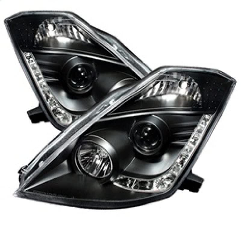DRL LED Projector Headlights Spyder Auto 03-05 350Z