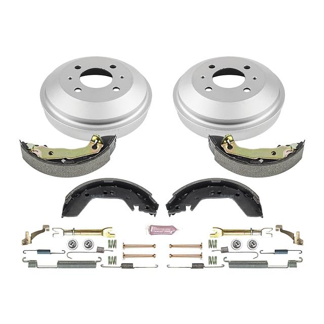 Power Stop KOE15361DK Rear Replacement Brake Kit-OE Brake Drums & Ceramic Brake Pads For Hyundai Accent 2000-2002 [Model Specific]
