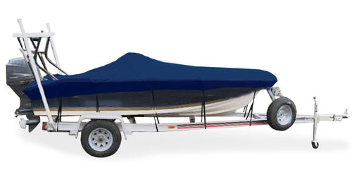 Taylor Made Products Semi-Custom Trailerite Boat Cover for Flats Boats with Outboard Motor, Multiple Sizes and Colors