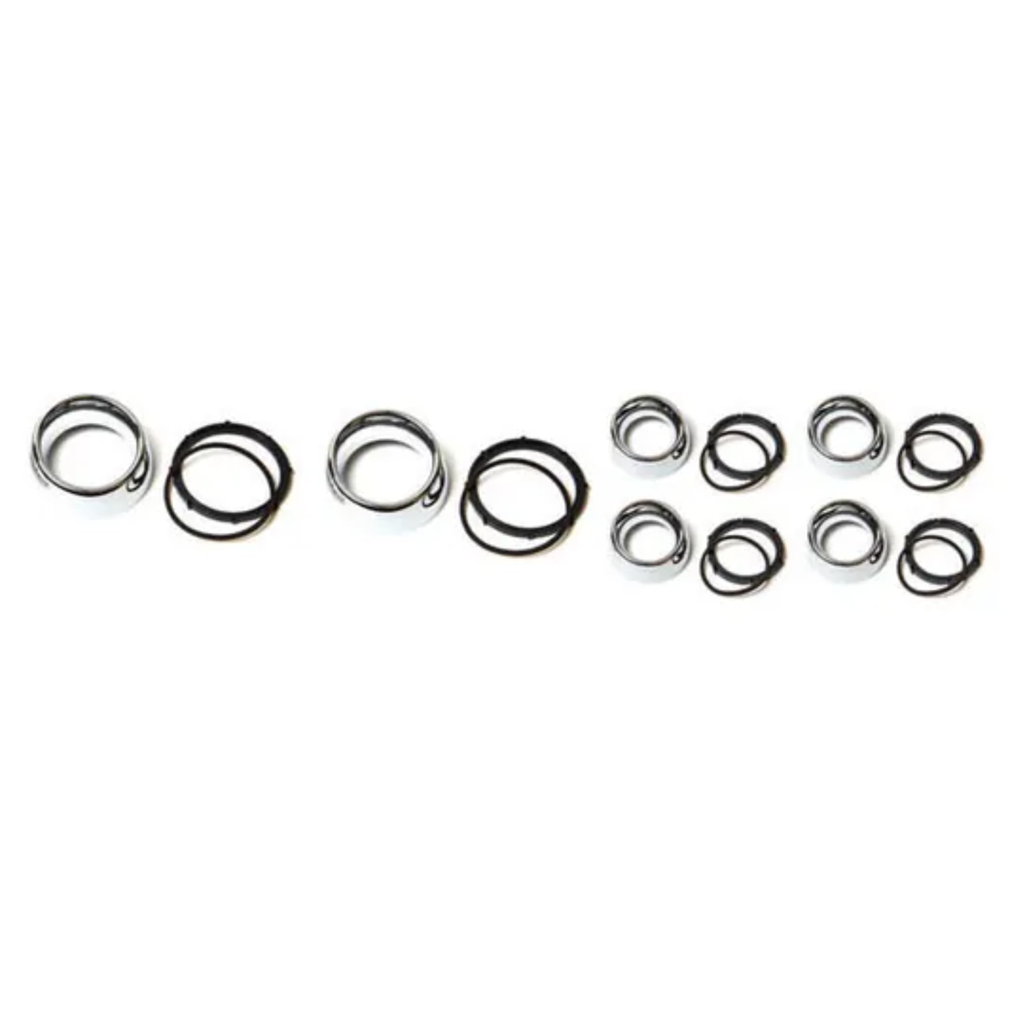 Chrome Plated Sierra International 69381P Bezel Kit for 6 Gauge