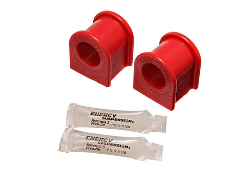 Energy Suspension Hyper-Flex Sway Bar Bushing, Front, 27 mm Bar, Polyurethane, Red, compatible with Toyota Supra 1987-92, Pair