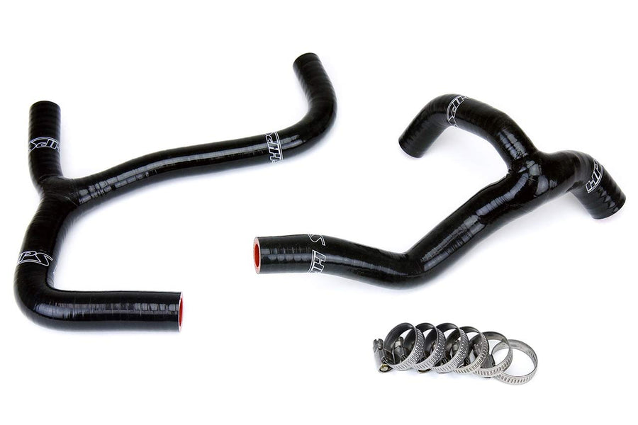 Black HPS 57-1238-BLK Silicone Radiator Coolant Hose Kit
