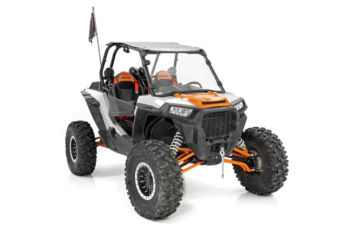 Rough Country Full Scratch Resistant Windshield for Polaris RZR 1000-98182010