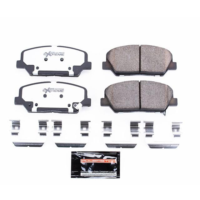 Power Stop Z26 Front Carbon-Fiber Ceramic Brake Pads For Hyundai Genesis Coupe 2010-2016, Kia Optima 2011-2015, Hyundai Veloster 2013-2015 [Model Specific]