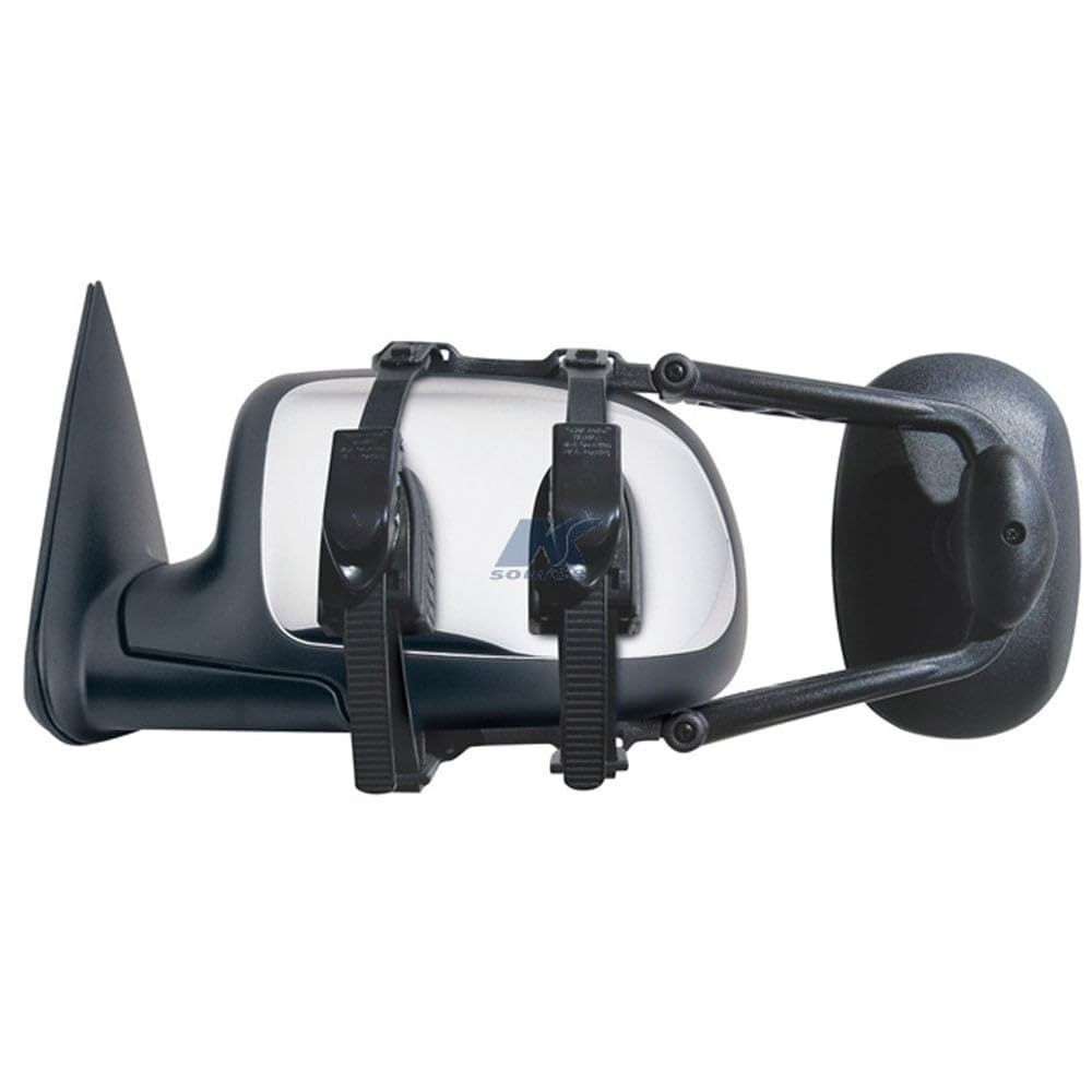 Deluxe Universal Fit System 3891 Clip-on Trailer Towing Mirror