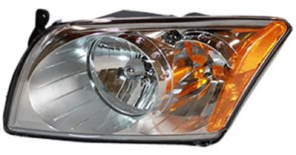 Left Headlight Assembly TYC Compatible with 2007-2012 Dodge Caliber
