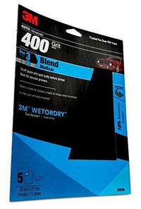 3M 32038 Wetordry Imperial 9" x 11" P400 Grit Sheet