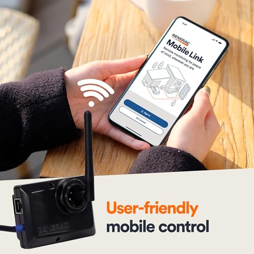 Generac Mobile Link 7170 Wi-Fi & Ethernet Device - Remote Monitoring and Control for Enhanced Generator Management,orange/black