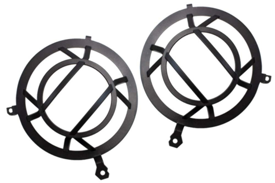 Black Fishbone Offroad Headlight Guards
