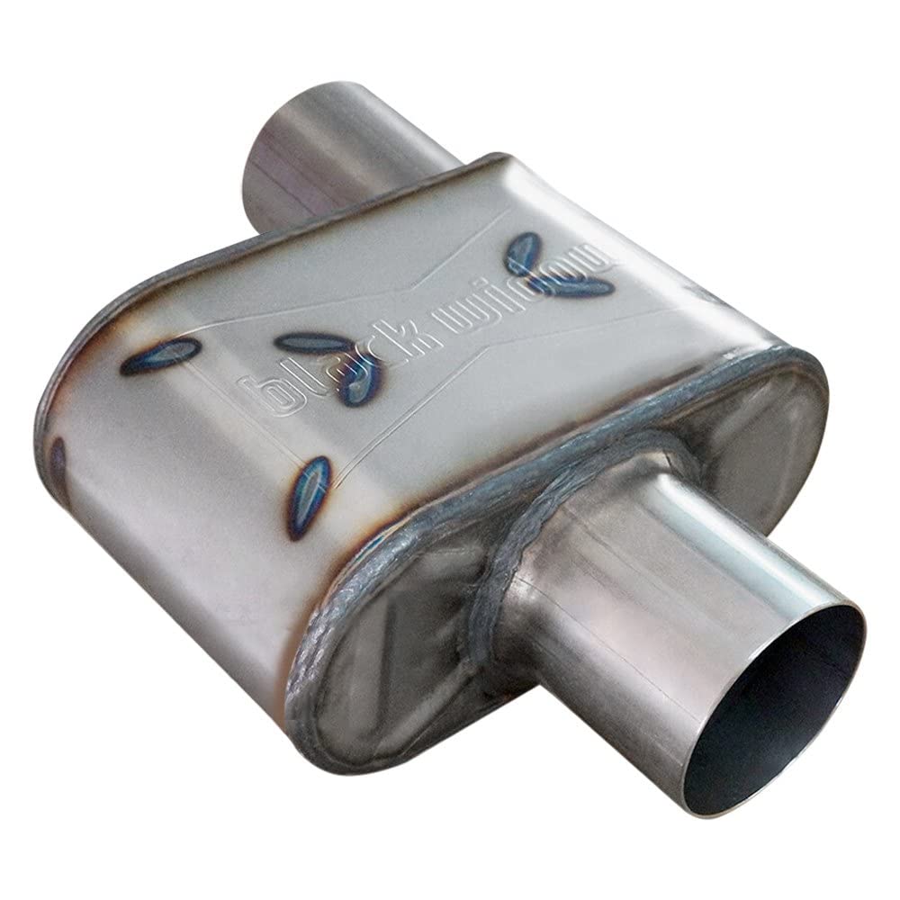 Angry Housewife Black Widow Offset/Center 3" Muffler