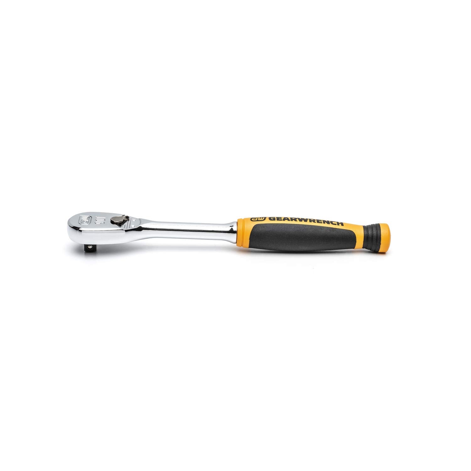 90 Tooth GEARWRENCH 1/4" Drive Cushion Grip Teardrop Ratchet - 81007T, Multi
