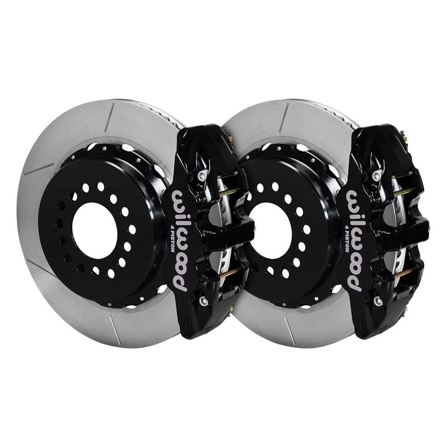Rear AERO4 P-Brake Kit,14.00", Drilled, Red