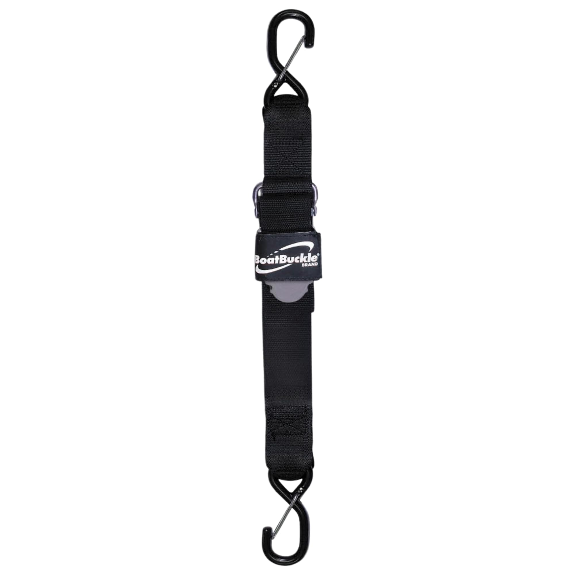 Kwik-Lok BoatBuckle Pro Series Gunwale Tie-Down (2-Inch x 16-Feet, Black)