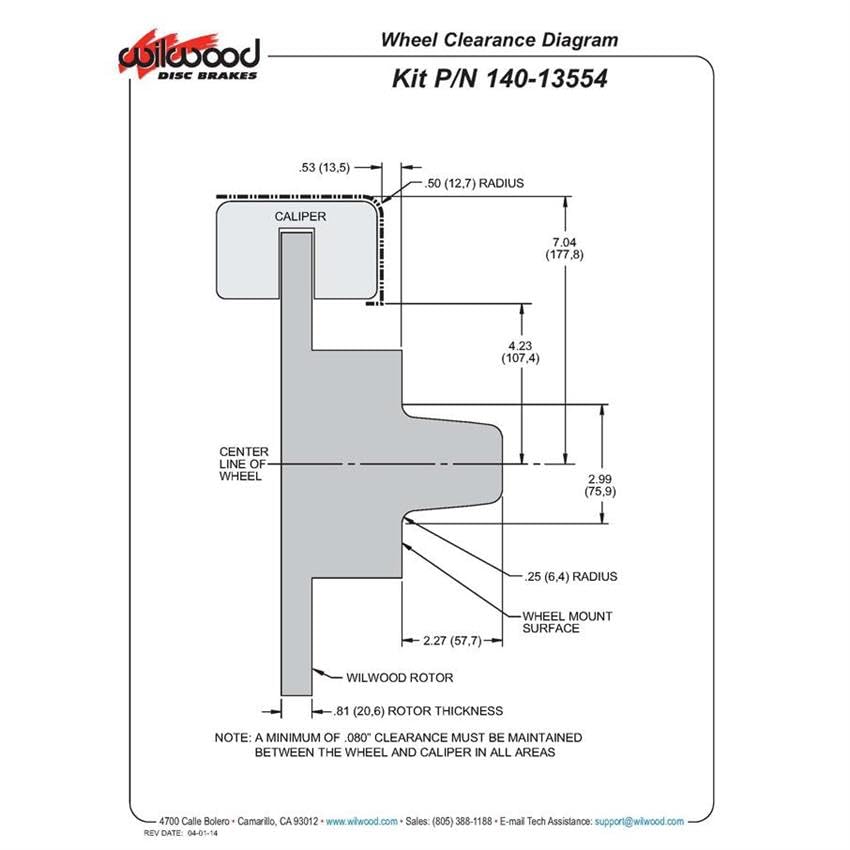 Red DP6A Front Hub Kit,12.19"