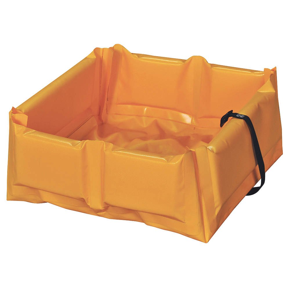 Eagle Folding T8005FS Quik-Deploy SpillNest, 4' x 4' x 6" (1.2 cm x 1.2 cm x 15 cm), Yellow