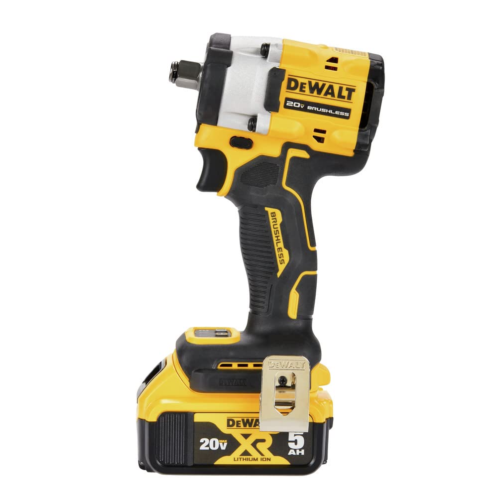 DEWALT 20V MAX* DCF921P2 ATOMIC 1/2 in. Cordless Impact Wrench with Hog Ring Anvil Kit