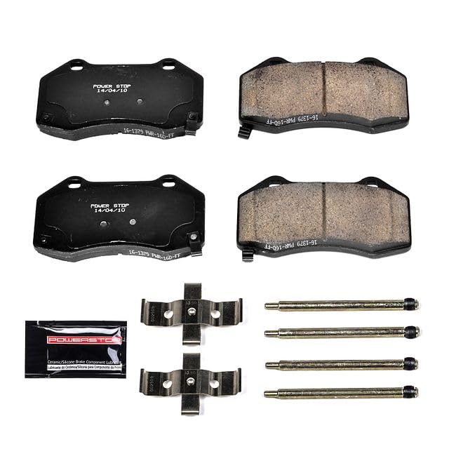 Power Stop Z23-1379 Z23 Evolution Sport Carbon Fiber Infused Ceramic Brake Pads with Hardware For Chevrolet Cobalt 2008-2010, Chevrolet HHR 2008-2010 [Model Specific]