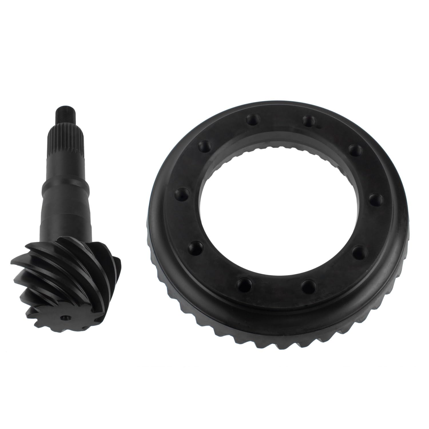 Differential Ring and Pinion Motive Gear F888456, 4.56 Ratio, Ford 8.8" 10-Bolt, Compatible For F-150 1983-2014, Explorer 1991-2010, Mustang 1986-2014, High-Performance Steel
