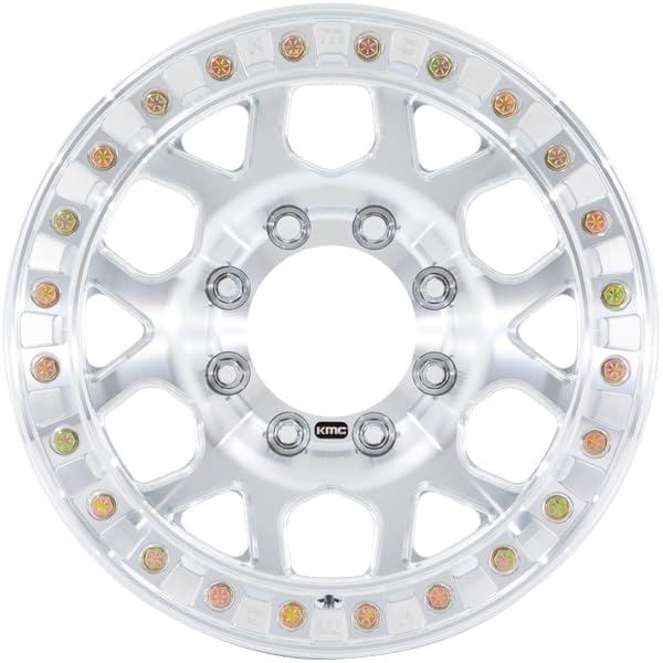 KMC KM450 Forged Mesa Beadlock 17x9 8x6.5" -12mm Machined Wheel Rim 17" Inch KM450DX17908012N