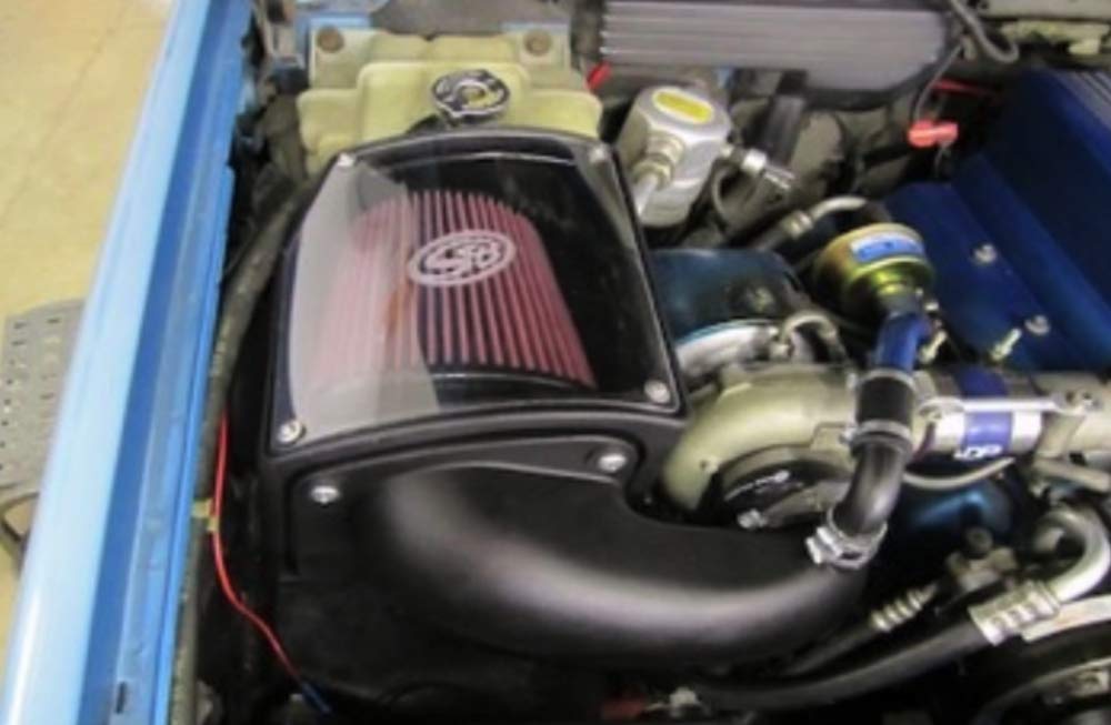 Cold Air Intake S&B Filters 75-5045 For 1992-2000 Chevy/GMC Duramax 6.5L (Oiled Cleanable, 8-ply Cotton Filter)