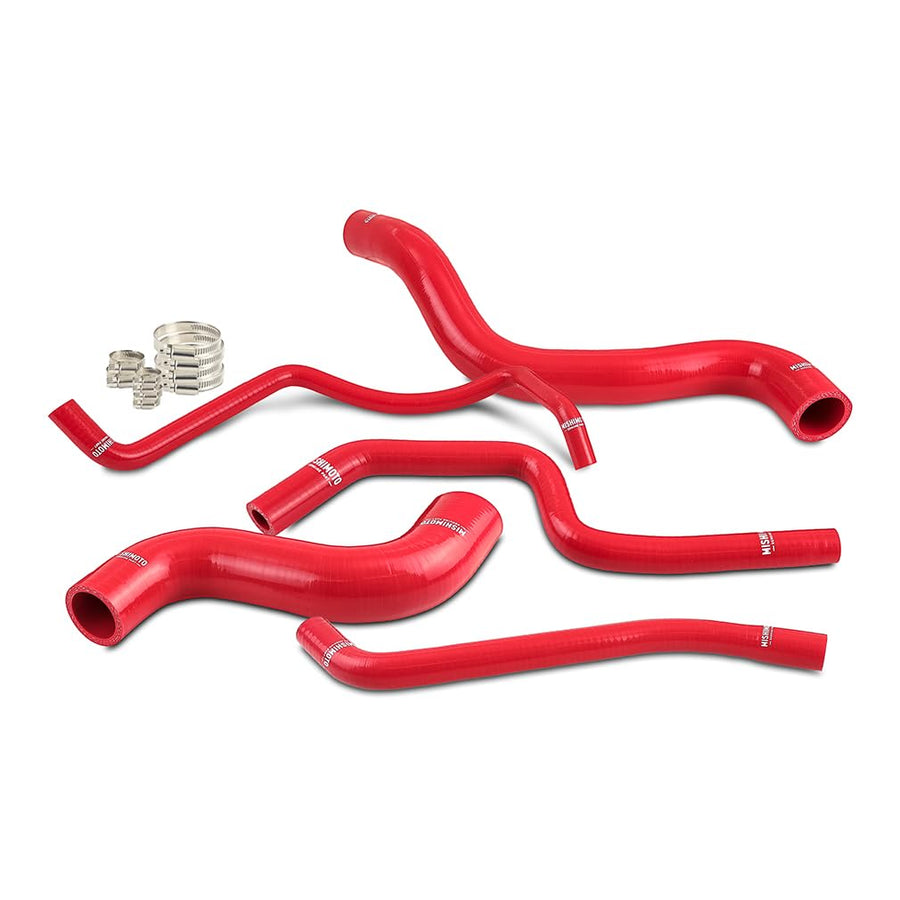Mishimoto Radiator Hose Kit Silicone compatible with Toyota GR Corolla 2023+ Red