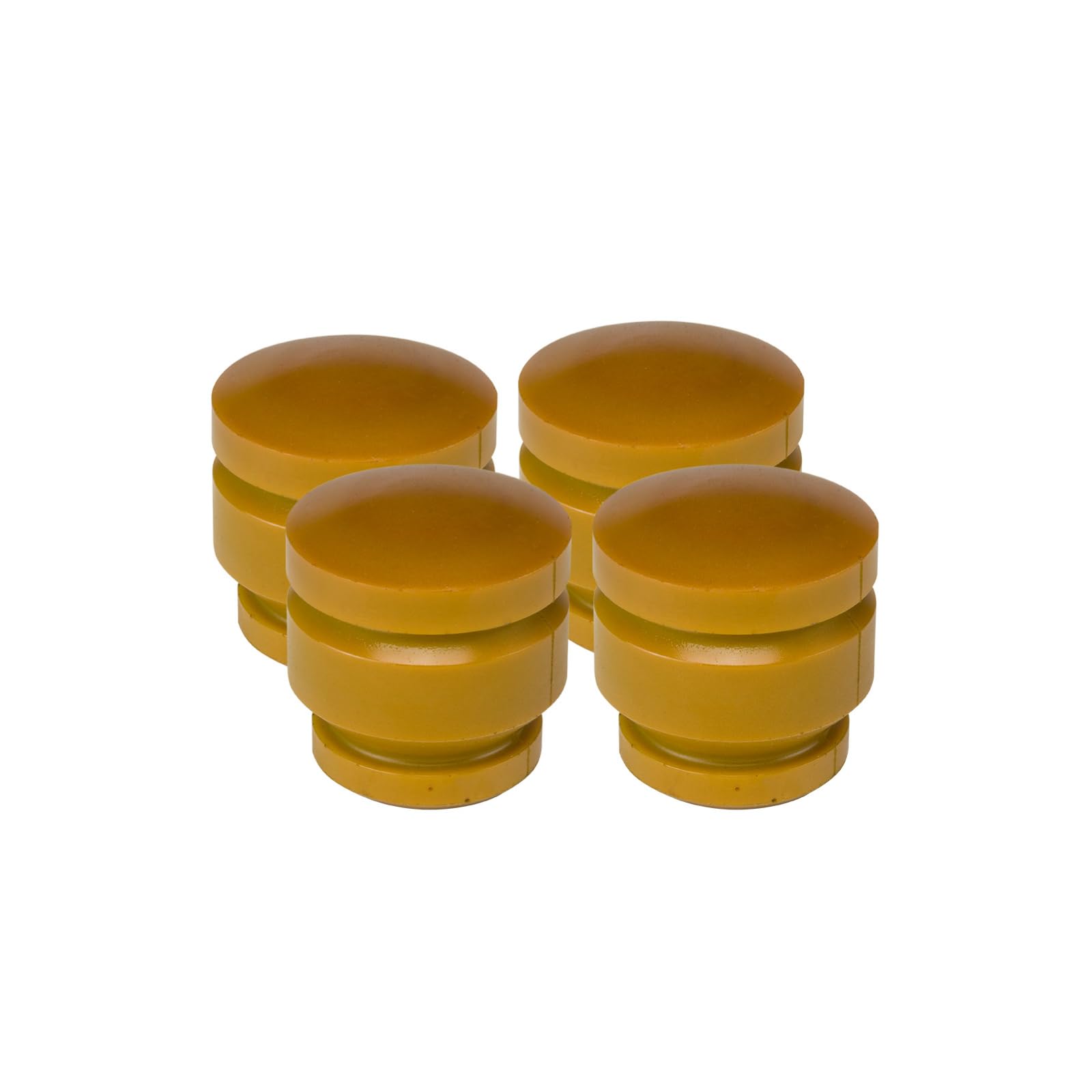 SumoSprings SSF-202-54 | Front Solo SumoSprings for Chevrolet Silverado 2500/3500, GMC Sierra 2500/3500 | Left/Right Pair | 2500 (lb) Capacity at 50% Compression | Made in the USA, Yellow