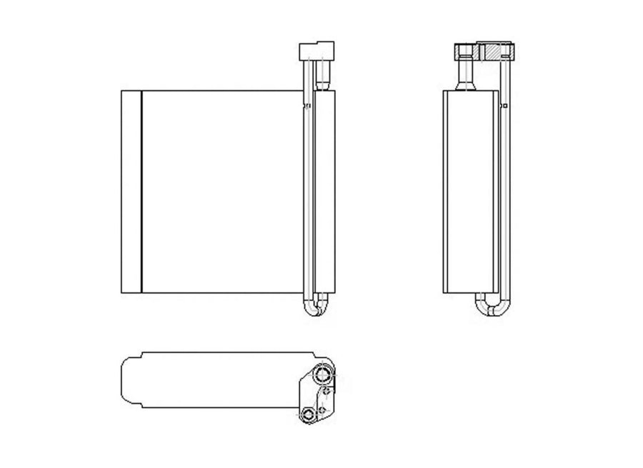 Replacement TYC 96031 Heater Core