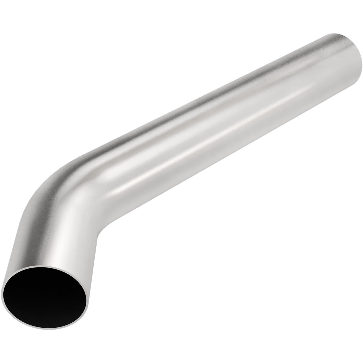 45-Degree Bend MagnaFlow Universal Stainless Steel Pipe 10736-2.5in Tubing Diameter, 3.5in Center Line Radius, 19.5in Overall Length - Full Flow Mandrel Bent Pipe
